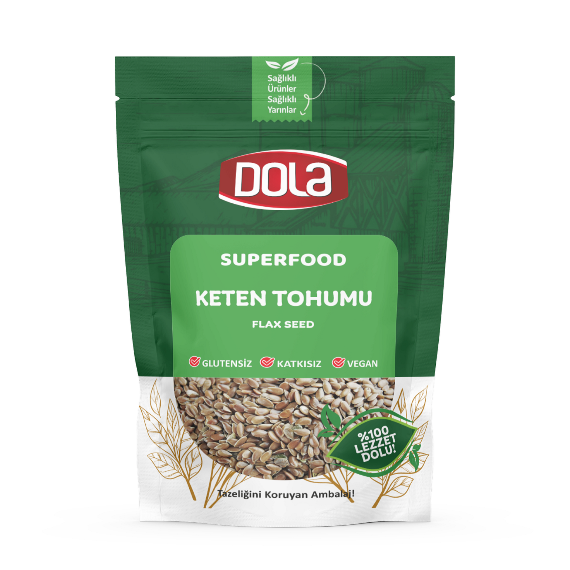Dola Keten Tohumu 400 Gr Glutensiz