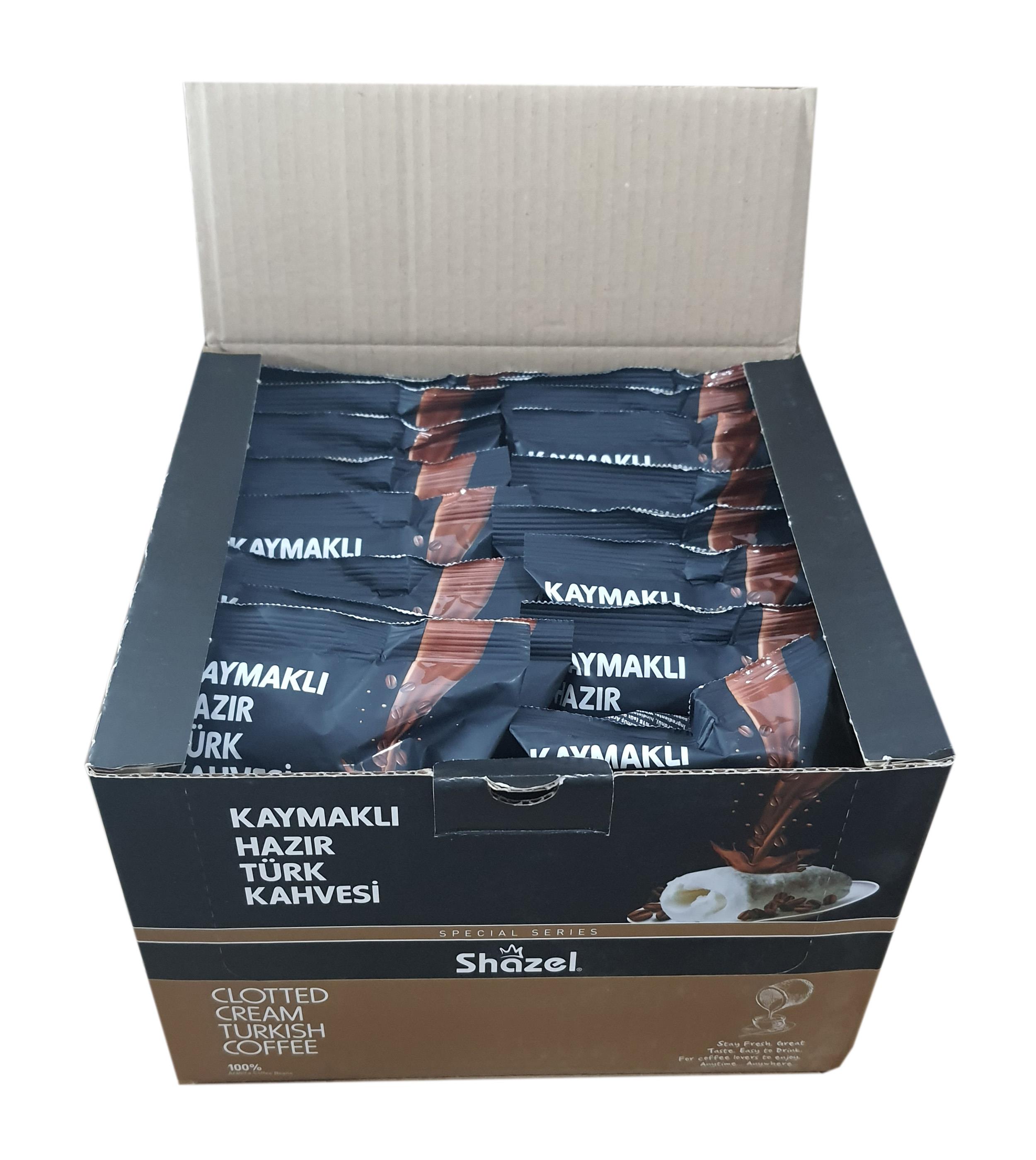 Shazel Kaymaklı Hazır Türk Kahvesi 100 g 16 Adet