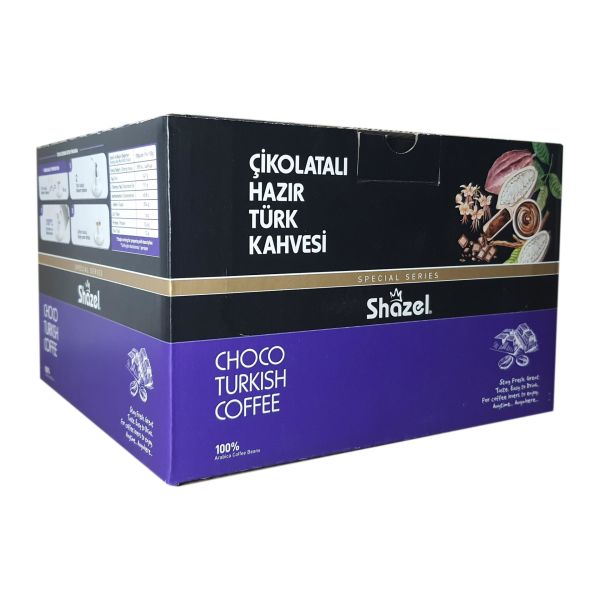 Shazel Çikolatalı Hazır Türk Kahvesi 100 g 16 Adet