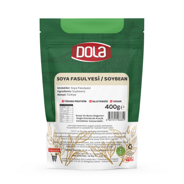 Dola Soya Fasulyesi 400g Glutensiz