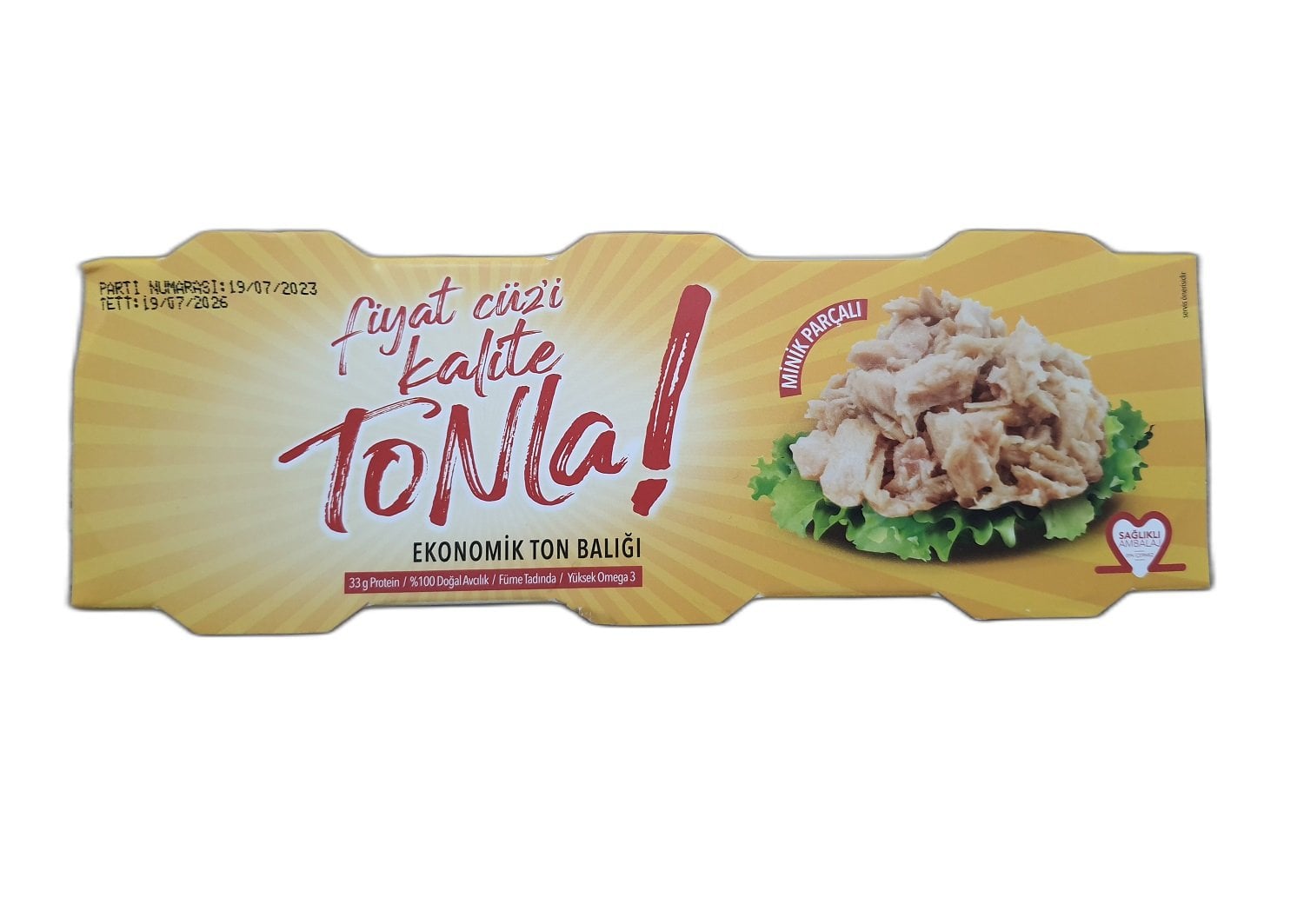 Fiyat Cüz'i Kalite Tonla Ekonomik Ton Balığı 75gX3