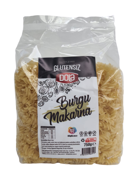 Dola Glutensiz Burgu Makarna 750 g