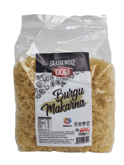 Dola Glutensiz Burgu Makarna 750 g