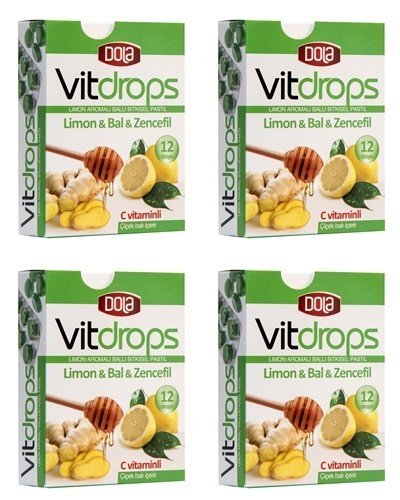 Dola Vitdrops Limon & Bal 30 Gr 4 adet