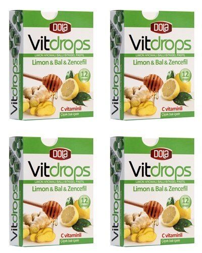 Dola Vitdrops Limon & Bal 30 Gr 4 adet