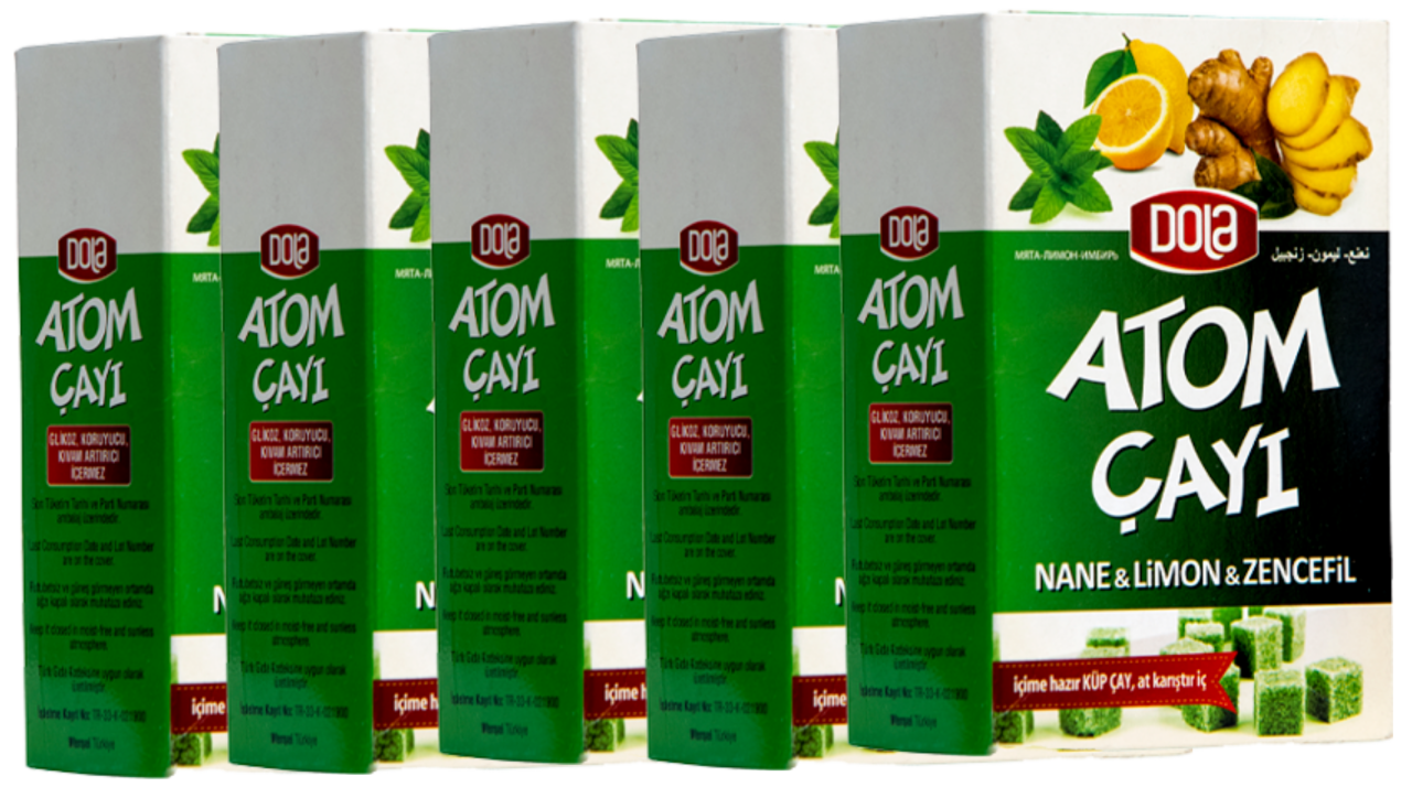 Dola Atom Çayı Nane Limon Zencefil 135 g 5 adet