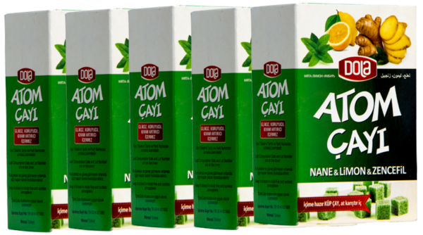 Dola Atom Çayı Nane Limon Zencefil 135 g 5 adet