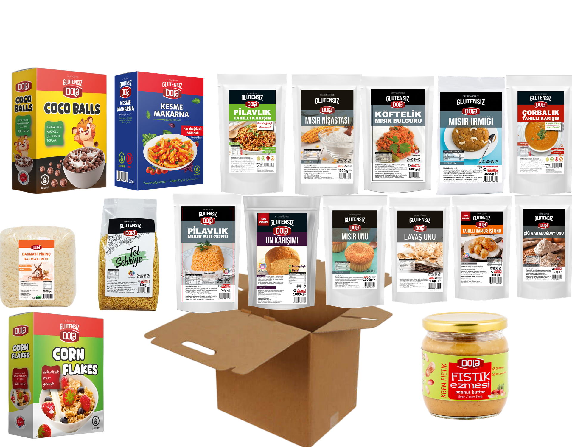 Dola Avantajlı Glutensiz Gıda Kolisi