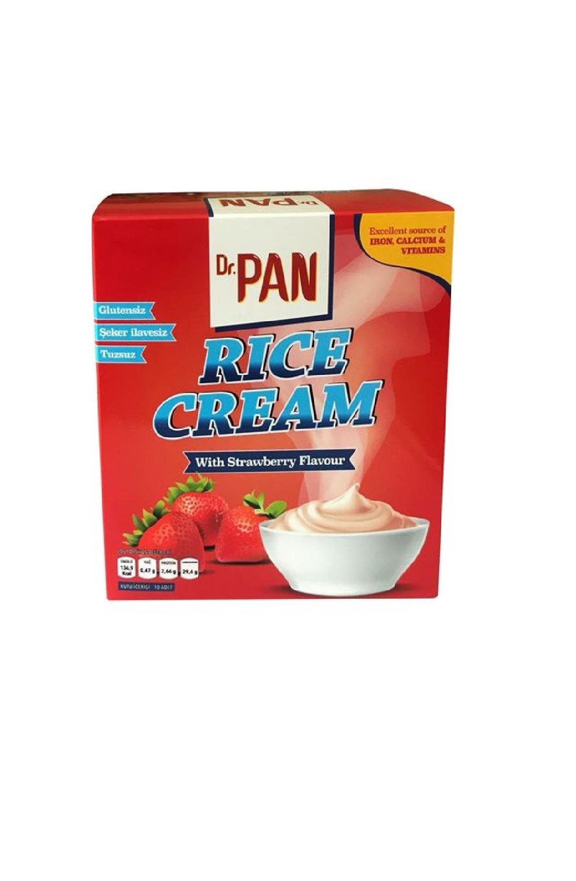 Dr. Pan Rice Cream Çilekli 400gr