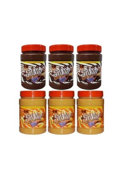 Fıstık Ezmesi Karma Paket 800 Gr X 6 Adet (3 Sade-3 Çikolatalı)