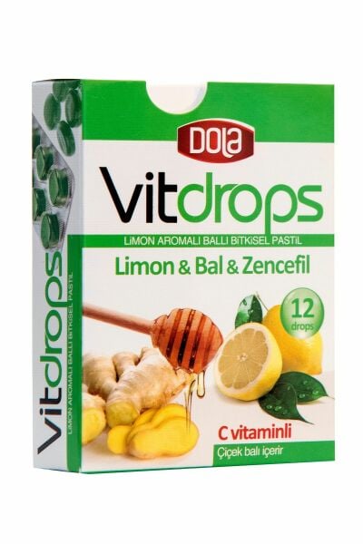 Vitdrops Boğaz Pastili & Nar Çay Paketi 4'lü Set