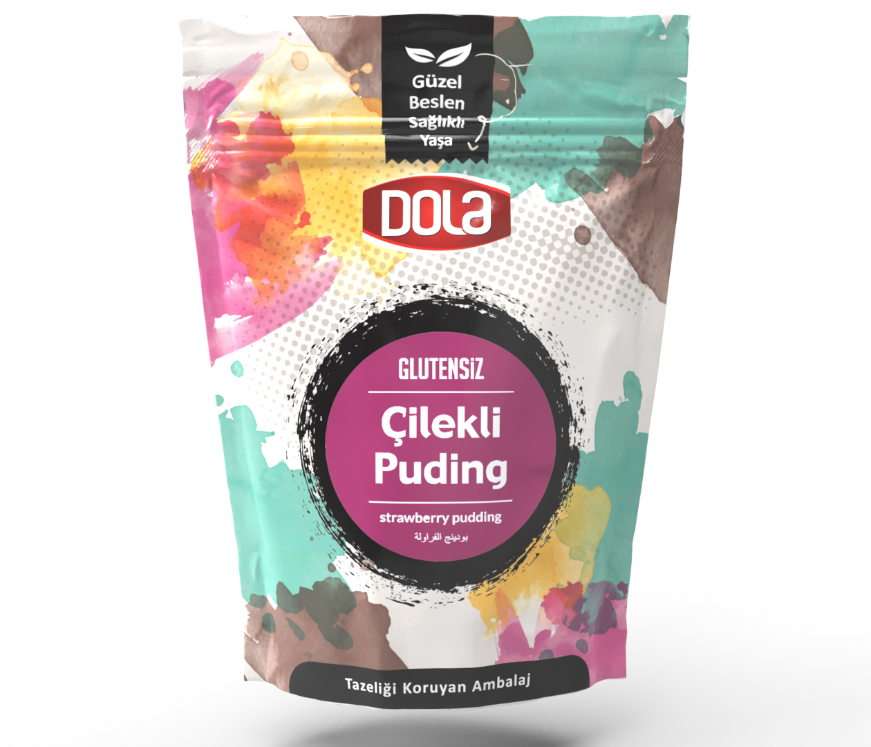 Dola Glutensiz Çilekli Puding 100 gr