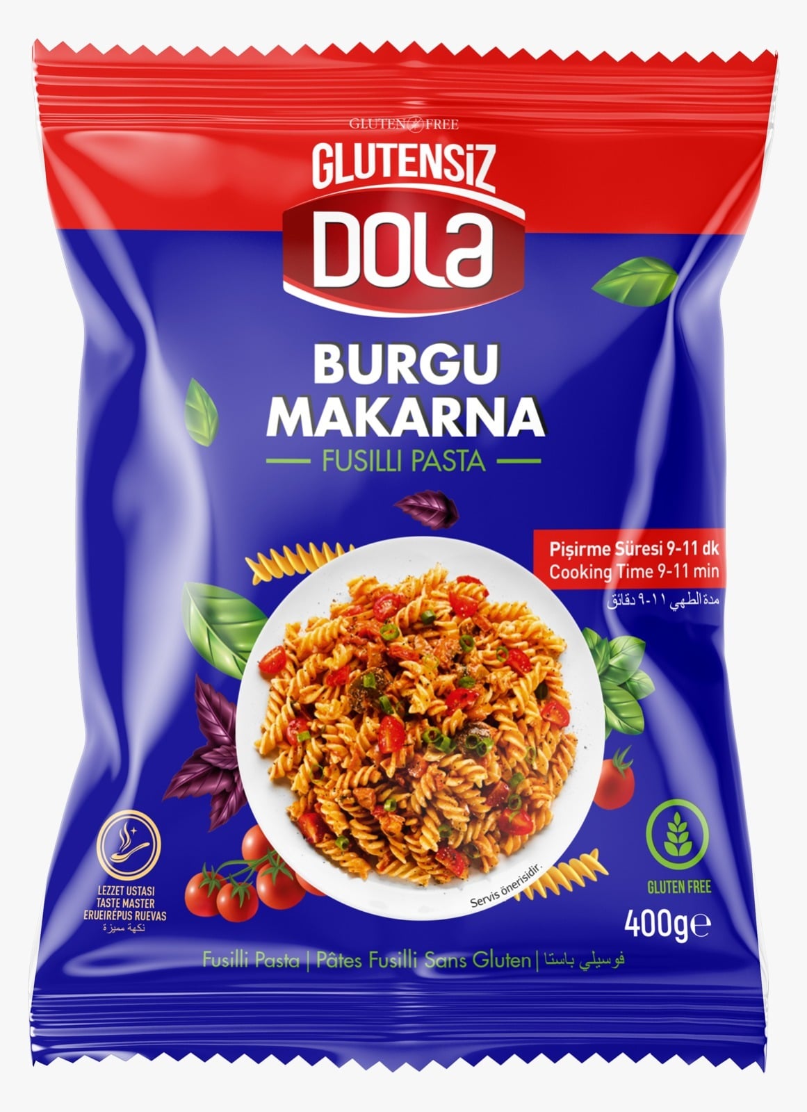 Dola Glutensiz Burgu Makarna 400 Gr.