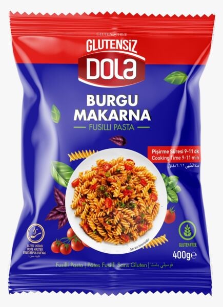Dola Glutensiz Burgu Makarna 400 Gr.