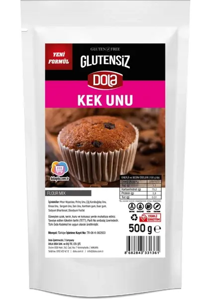 Glutensiz Karabuğdaylı Kek Unu 500 gr