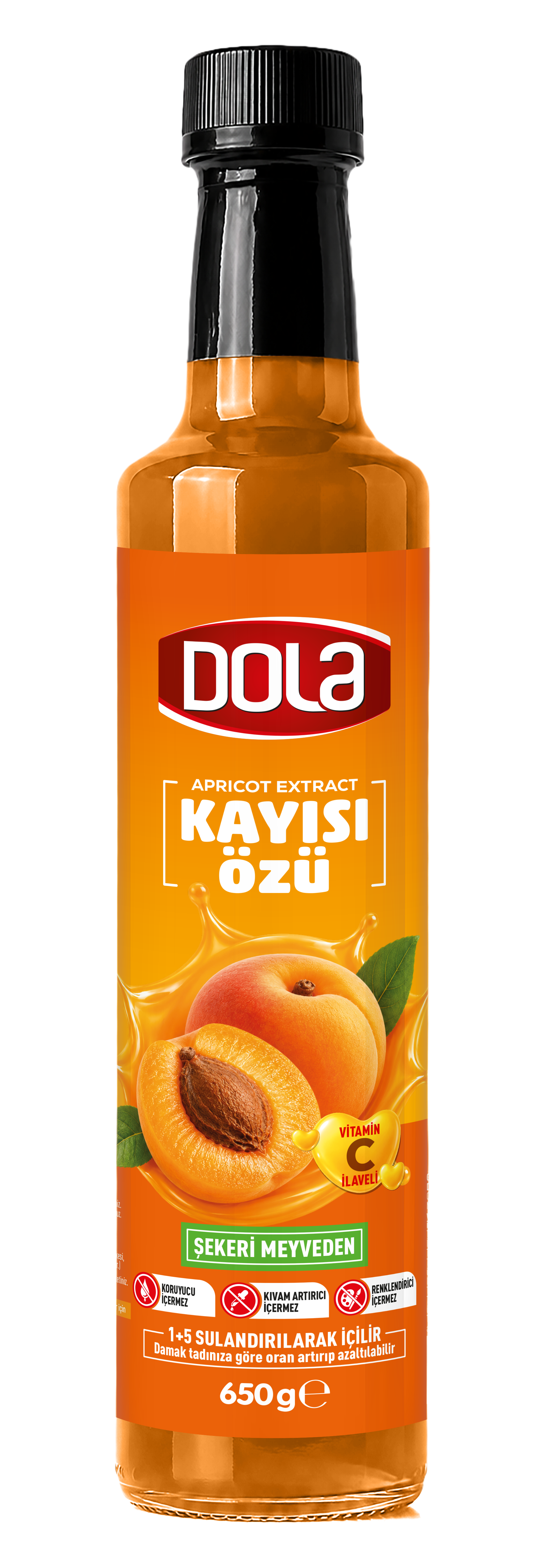 Dola Kayısı Özü Aprıcot Extract 650 G