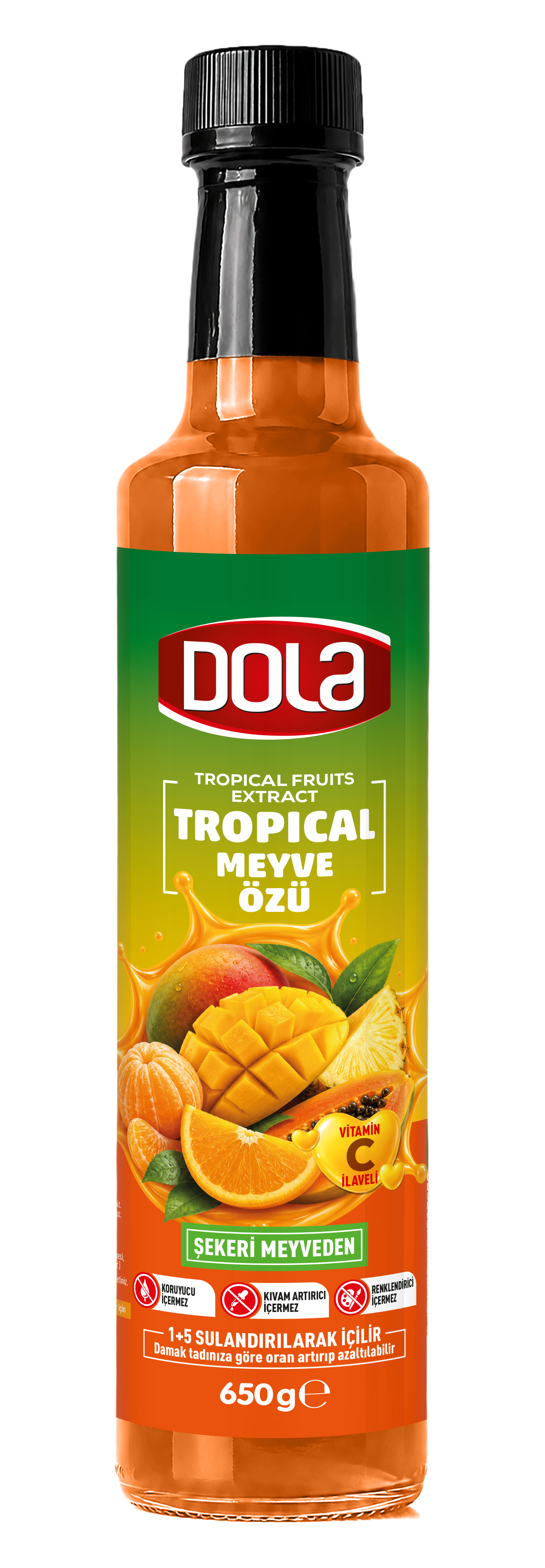 Dola Tropikal Meyve Özü (Tropical Fruits Extract) - 650g