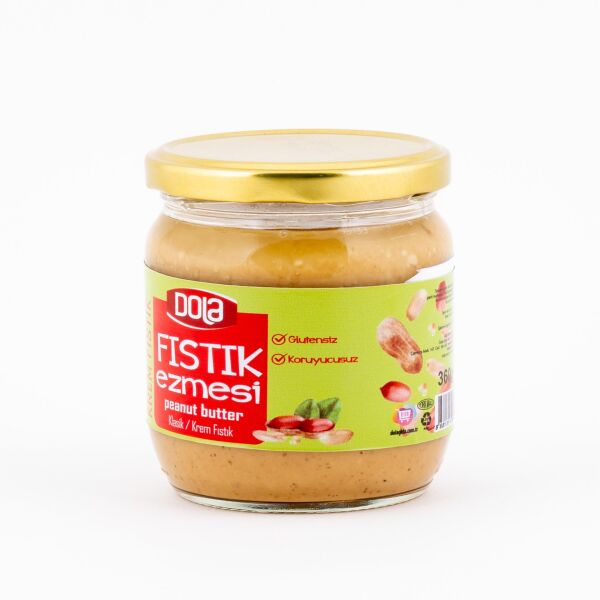 Dola Fıstık Ezmesi Klasik 360 Gr Glutensiz
