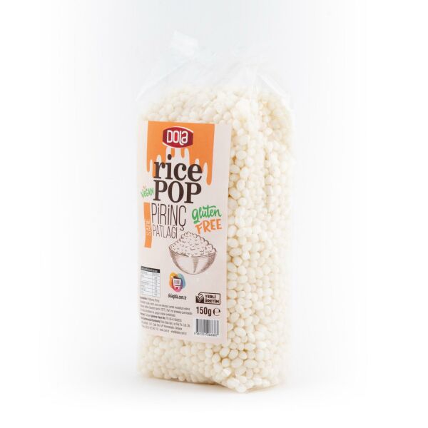 Dola Pirinç Patlağı Rice Pop Sade 150 gr 4 Adet Şekersiz, Glutensiz
