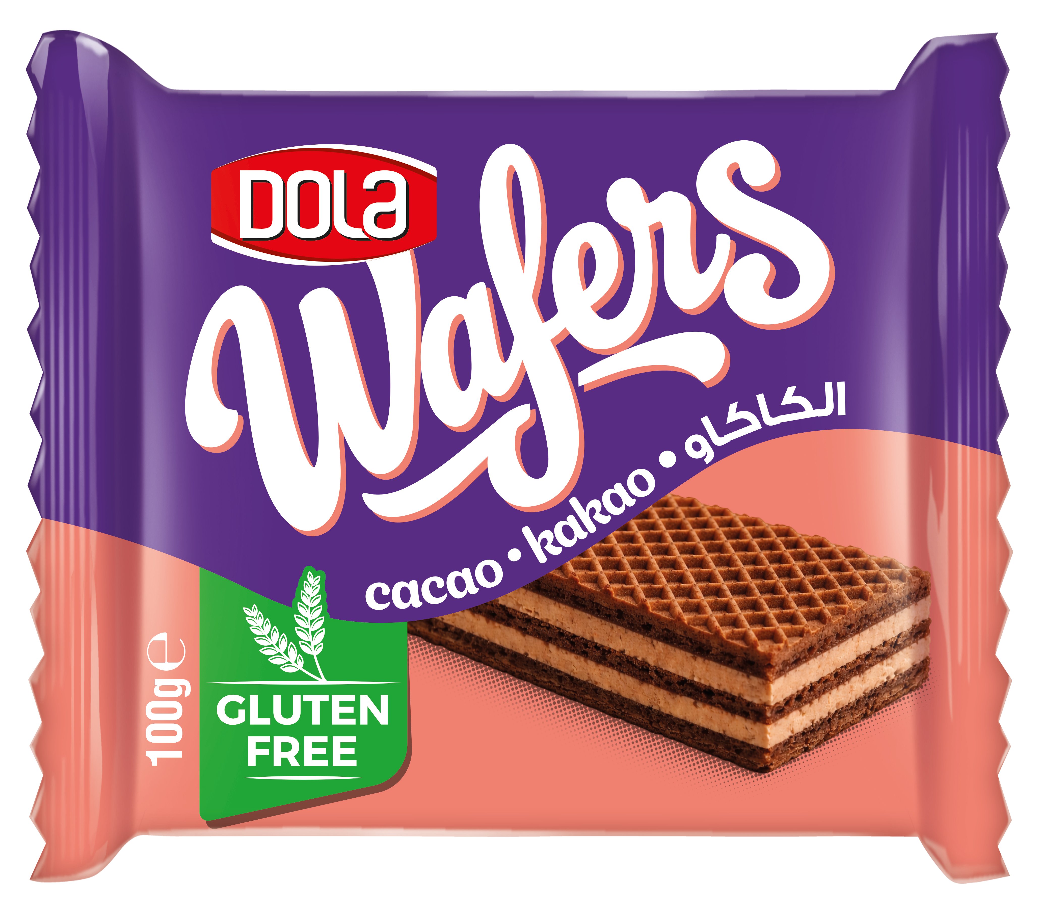 Dola Glutensiz Kakaolu Gofret 100 gr Gluten Free