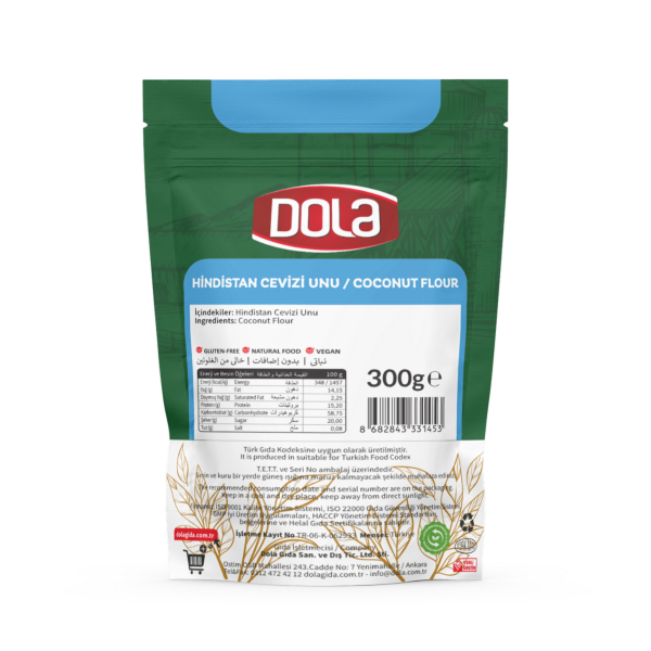 Dola Glutensiz Hindistan Cevizi Unu 300 Gr