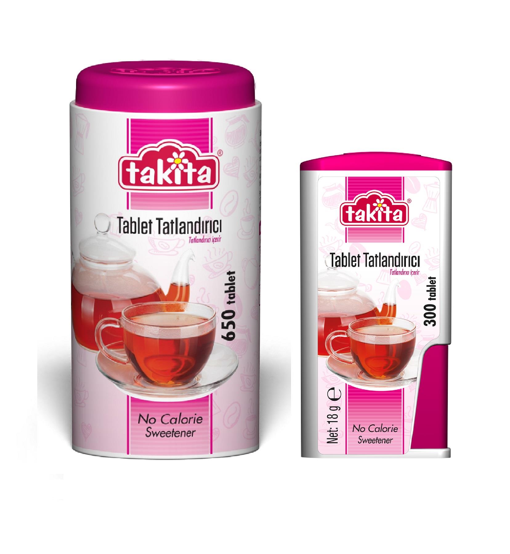Takita Tablet Tatlandırıcı 650+300 Tablet 2 Kutu