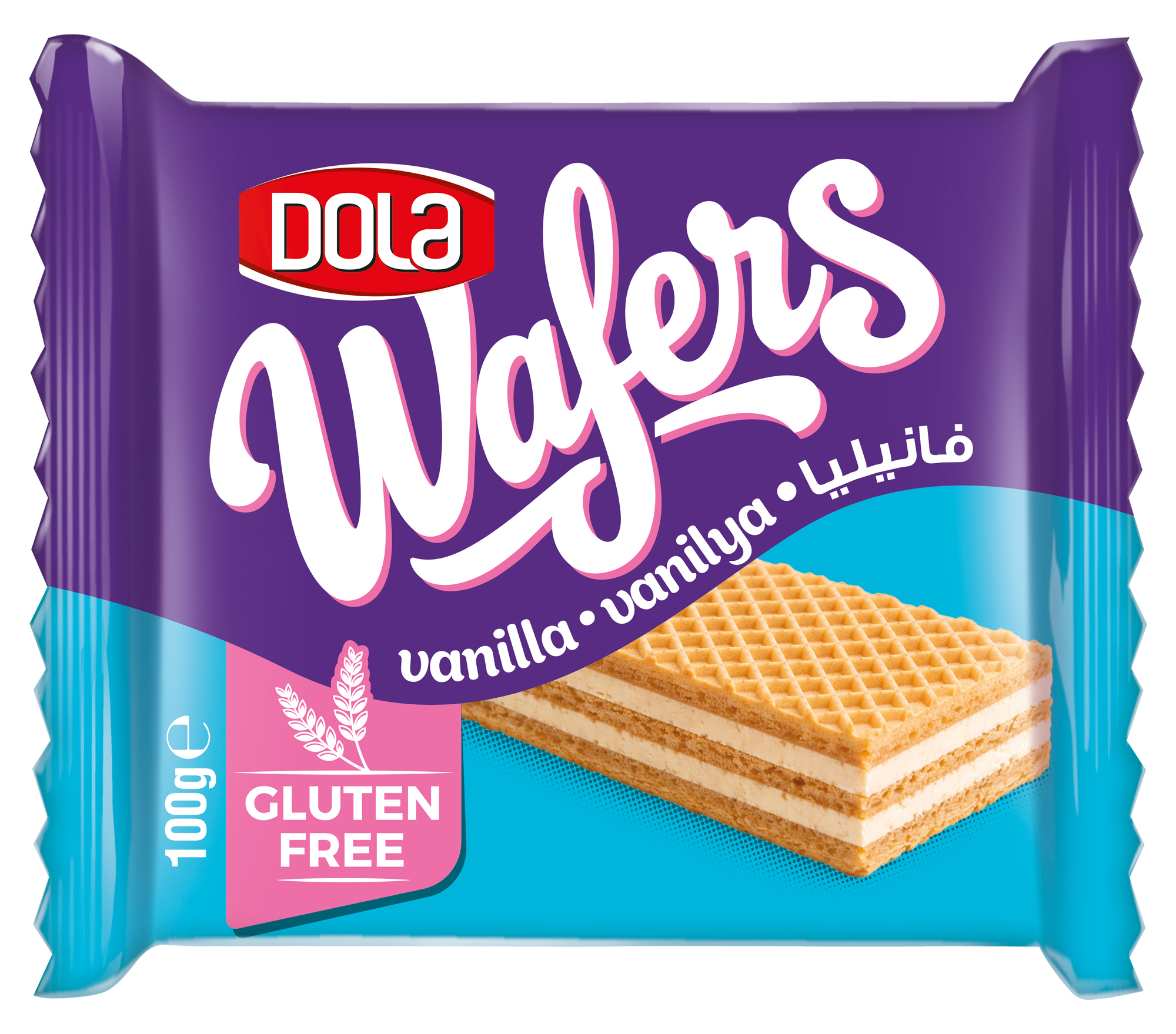 Dola Glutensiz Vanilyalı Gofret 100 gr Gluten Free