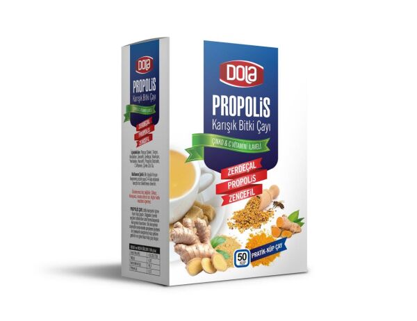 Dola Atom Kış Çayı Seti - Kış Çayı ve Propolis Karışık Bitki Çayı 150 gr 2 Adet