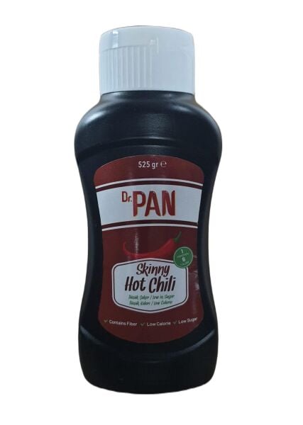 Dr. Pan 2'li Şekersiz Sos Paketi Hot Chili Sos 525 gr - Hardal Sosu 260 gr Şekeriz Düşük Kalorili