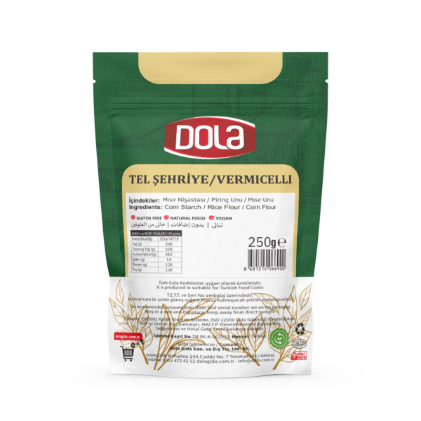 Dola Glutensiz Makarna Tel Şehriye 250 g