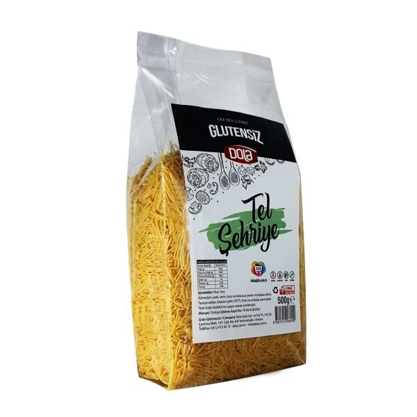 Dola 4'lü Glutensiz Tel Şehriye ve Arpa Şehriye Seti 4 Adet