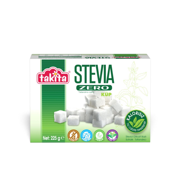Takita Stevia Zero Küp Beyaz Tatlandırıcı 225 g